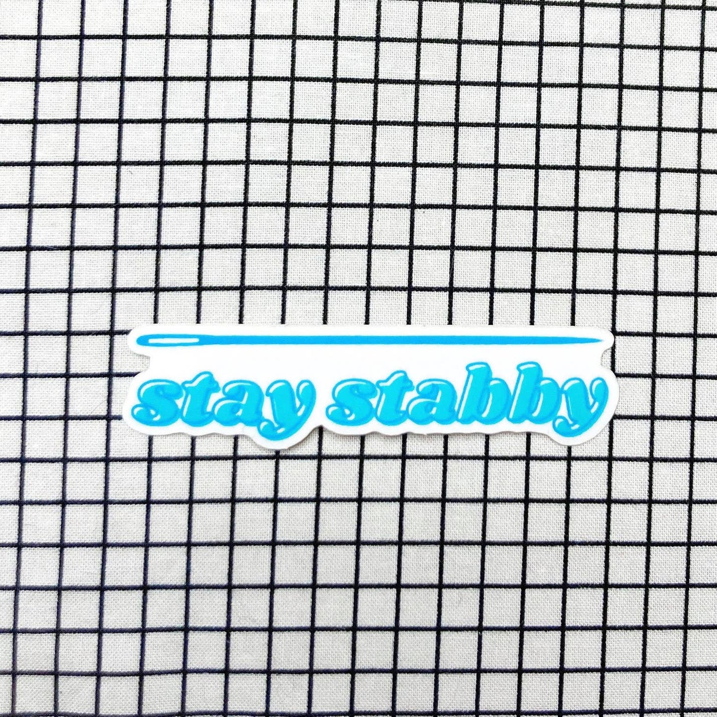 WHIPSTITCH HANDMADE | Stay Stabby Sticker
