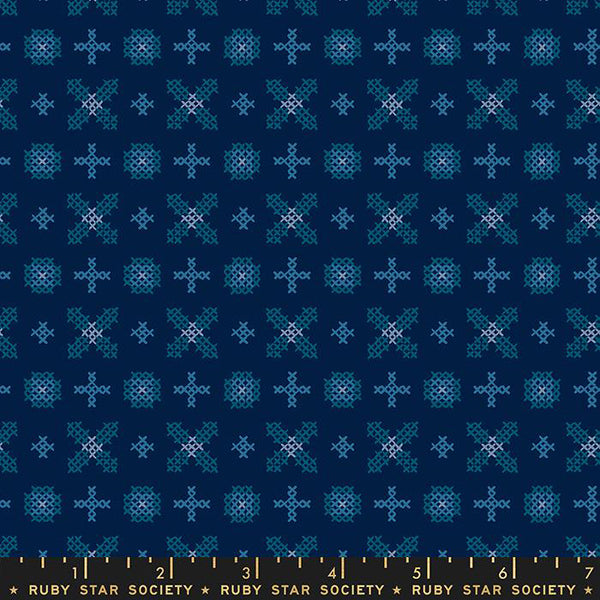 WINTERGLOW | Cross Stitch Navy