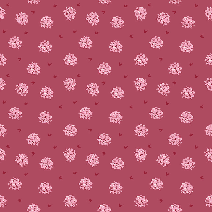 PETAL SONG | Cameo Floral Cranberry