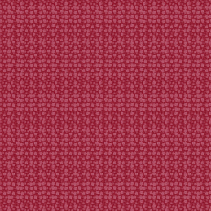 PETAL SONG | Basket Weave Cranberry