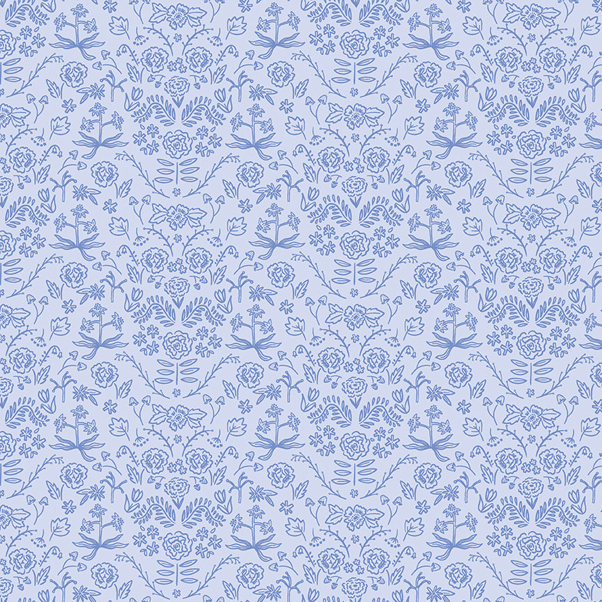 CHLOE | Damask Light Blue
