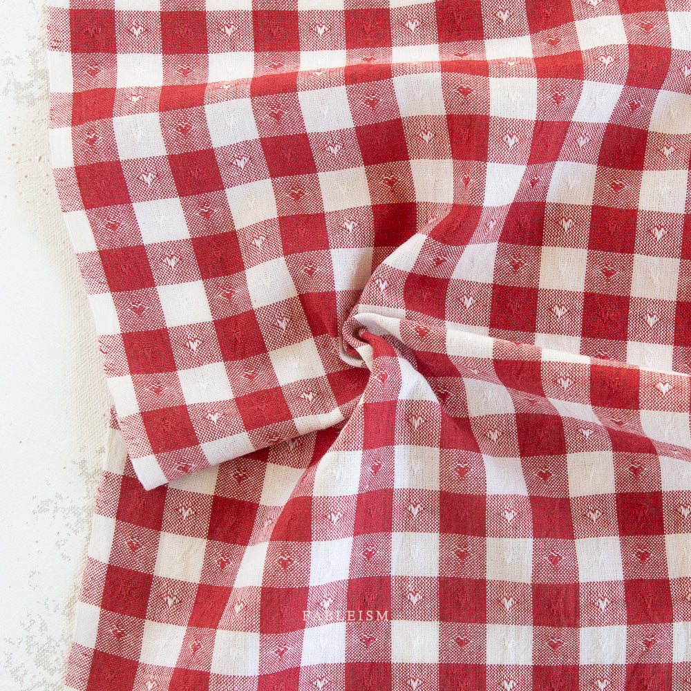 QUEEN OF HEARTS | Gingham Hearts Cherry