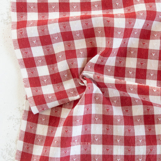 QUEEN OF HEARTS | Gingham Hearts Cherry