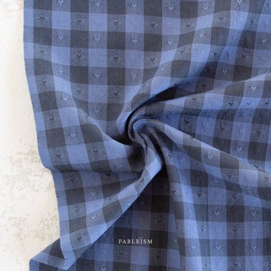 QUEEN OF HEARTS | Gingham Hearts Blueberry