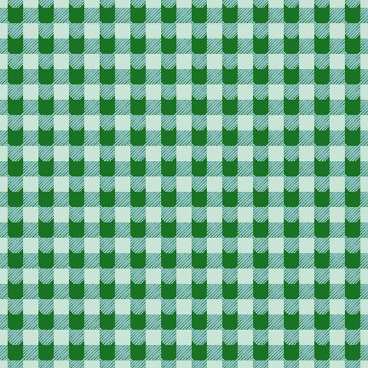 FELINE FESTIVE | Cat Plaid Spearmint