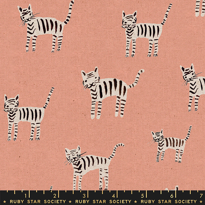 Darlings 2 | Tiger Stripes in Peach CANVAS