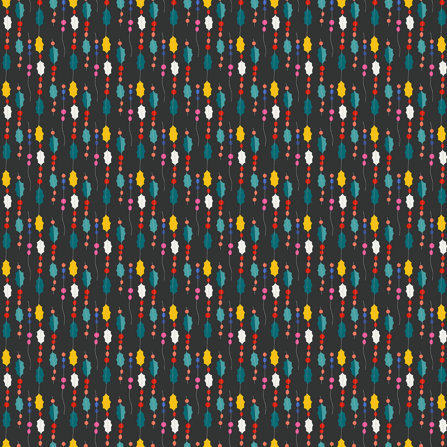 PEPPERMINT | Garland in Black