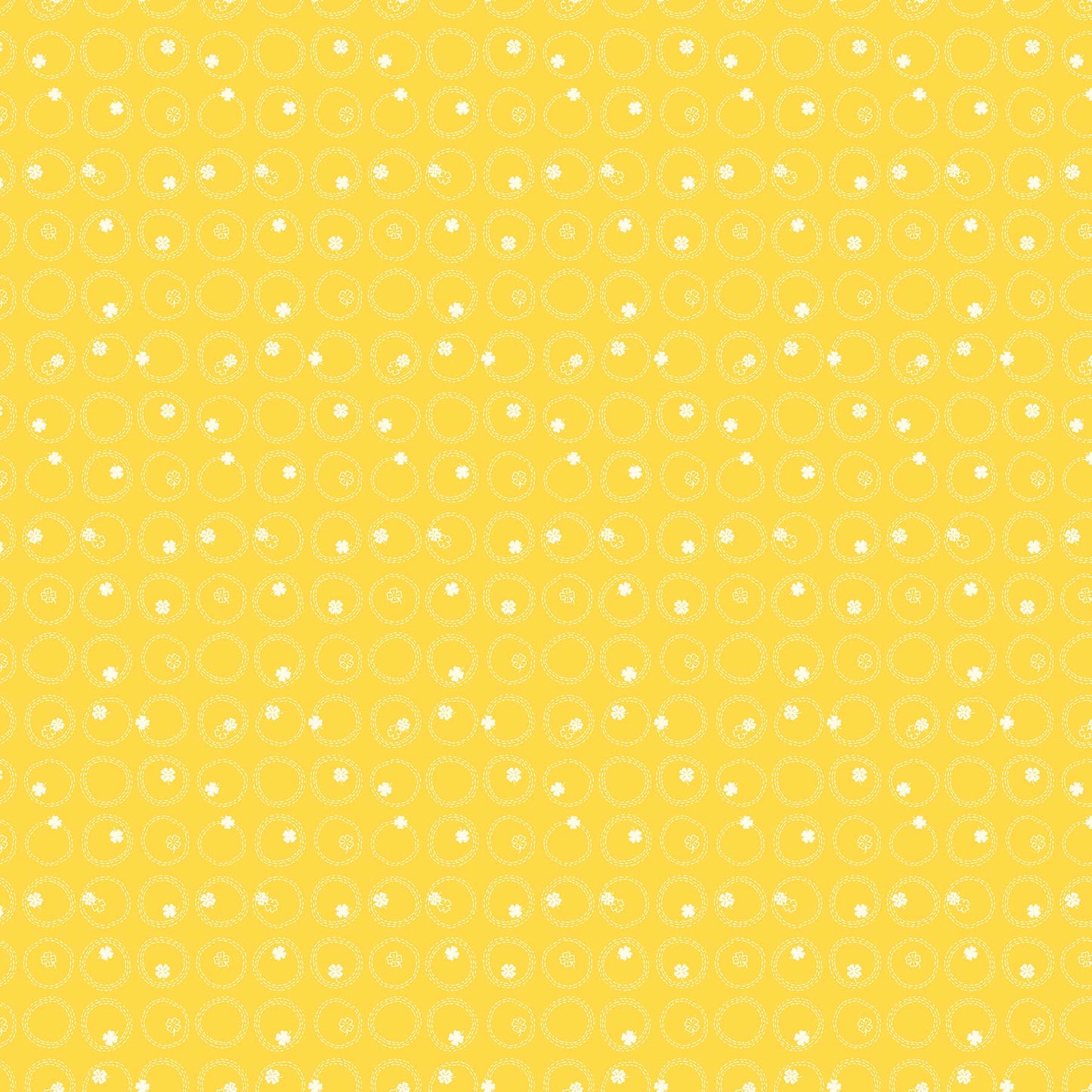 LUCKY CHARMS | Four Leaf Clovers in Yellow