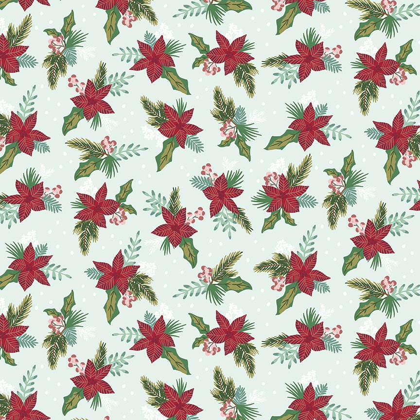 CHRISTMAS VILLAGE | Winter Blooms in Mint