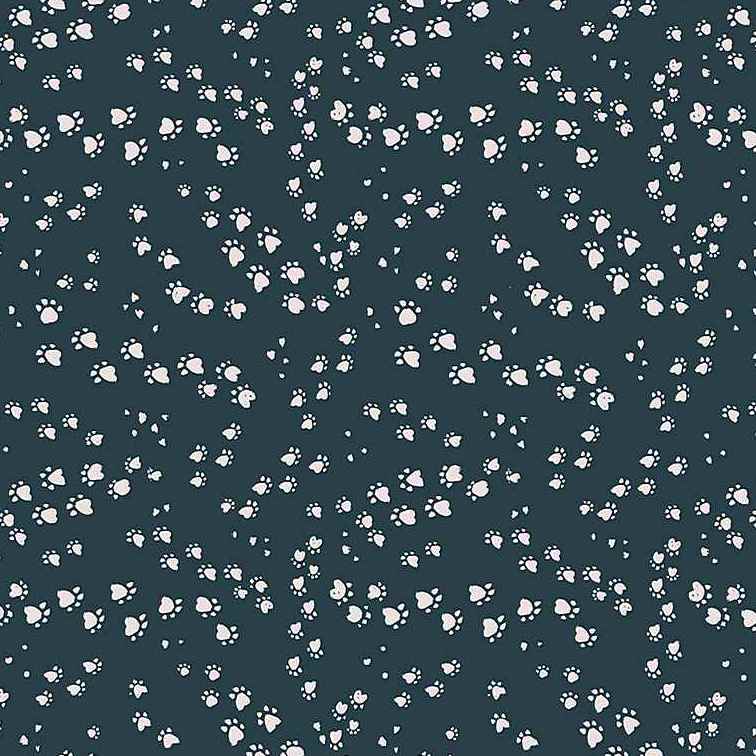 VANITY FUR | Paw Prints in Slate