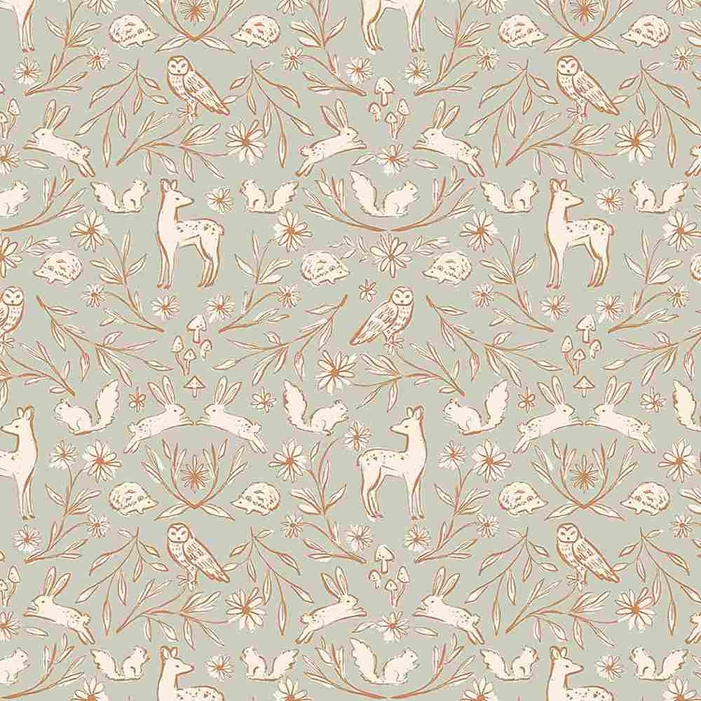 WOOD YOU BE MINE | Woodland Toile Misty