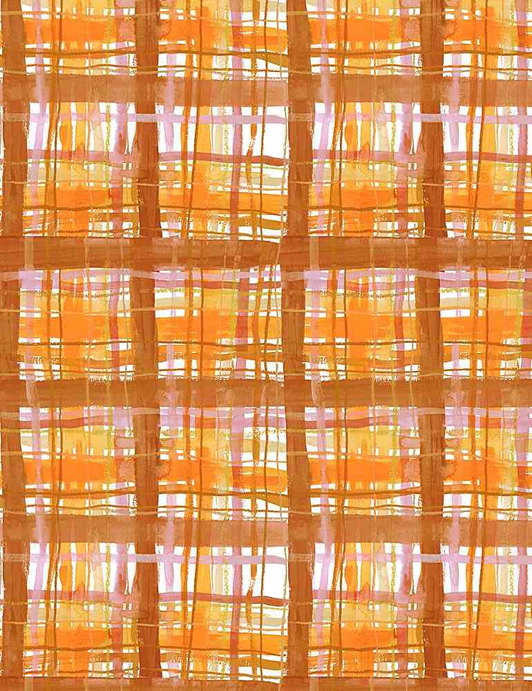 PUMPKIN SPICE | Autumn Plaid in Pumpkin