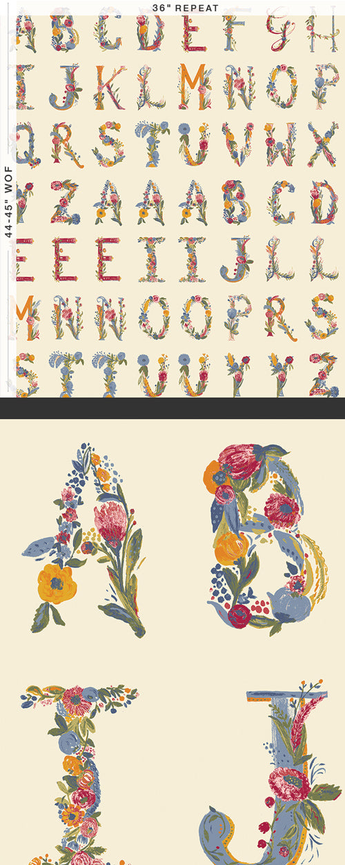 GARDEN OF OPULENCE | Joyeux Alphabet Two PANEL