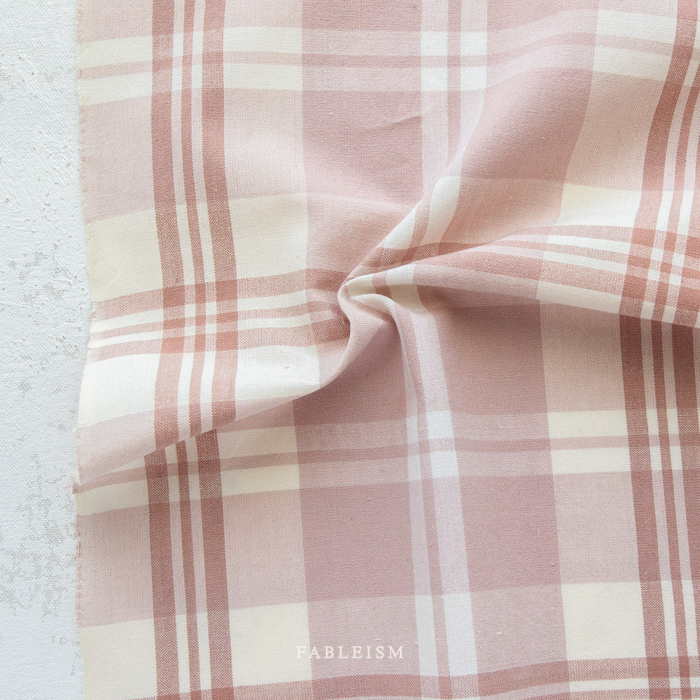 ARCADE PLAID WOVENS | Soft Rose