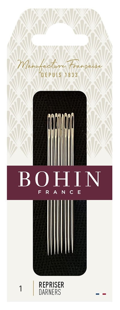 BOHIN | Short Darners Needles, Size No. 1, 8pc