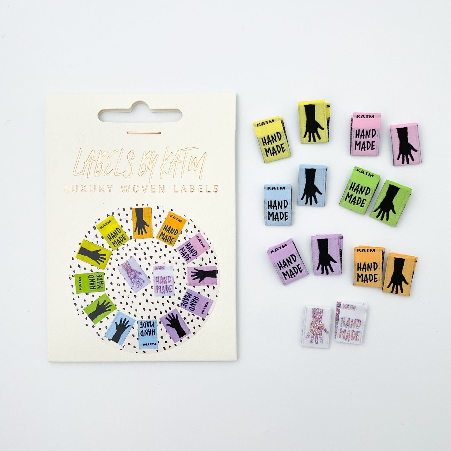 KATM LABELS | Rainbow Mini Hands