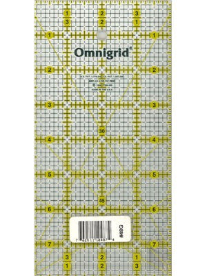 Omnigrid | Ruler, 4" x 8" with Grid