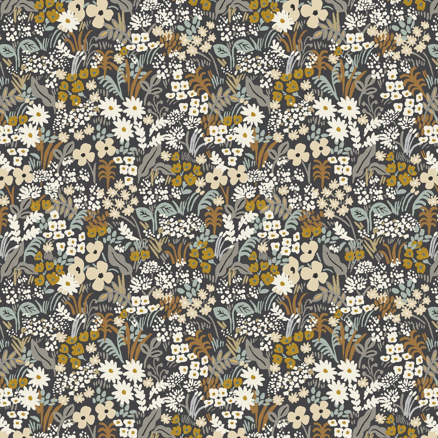 BON VOYAGE | Meadow in Grey Metallic