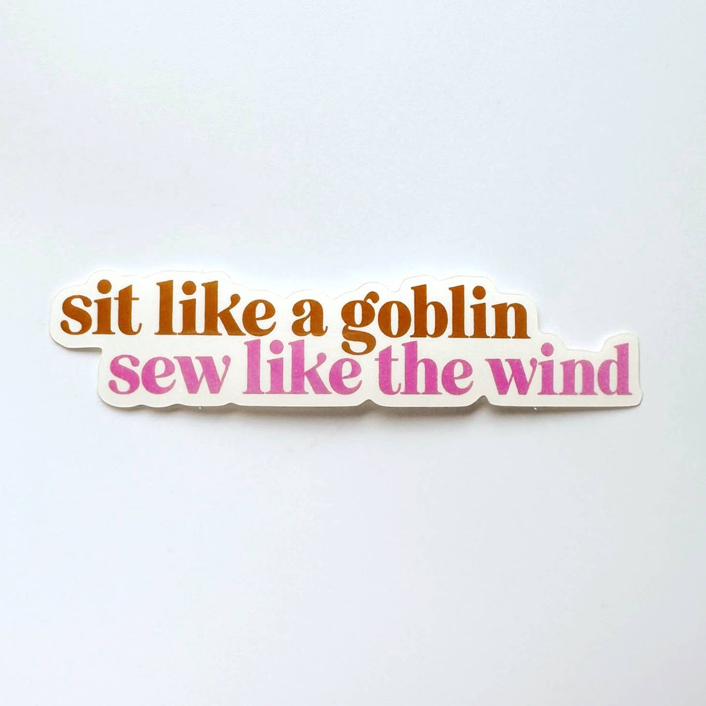 WHIPSTITCH HANDMADE | Sew Like the Wind Sticker