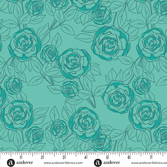 COLOR ME PRETTY | Rose Bloom Teal