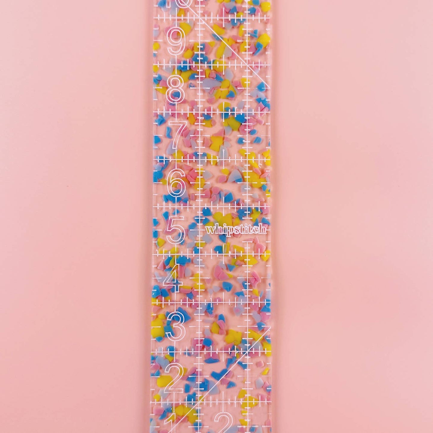 WHIPSTITCH HANDMADE | Confetti 2.5" x 10" Ruler