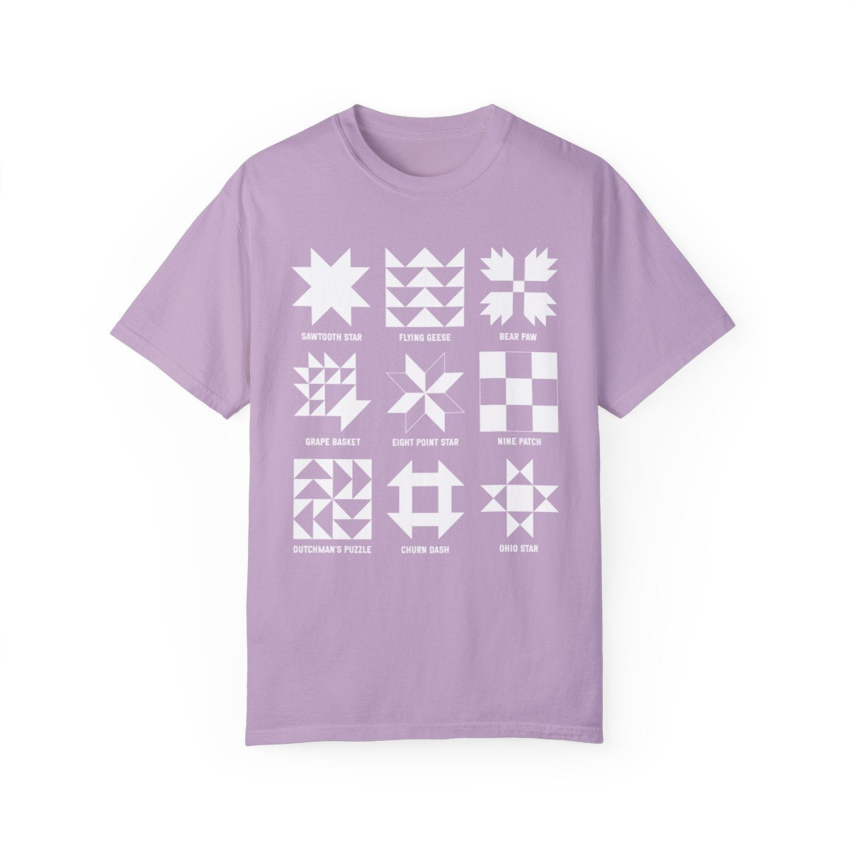 PREORDER | ANTISEWCIAL QUILTERS CLUB | Quilt Block Archive Tee in Lavender