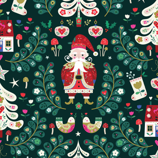 NORDIC NOEL | Mr. Claus Dark Green