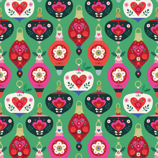 NORDIC NOEL | Ornaments Green