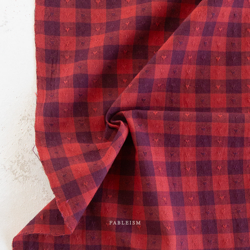 PREORDER | QUEEN OF HEARTS | Gingham Hearts Maraschino