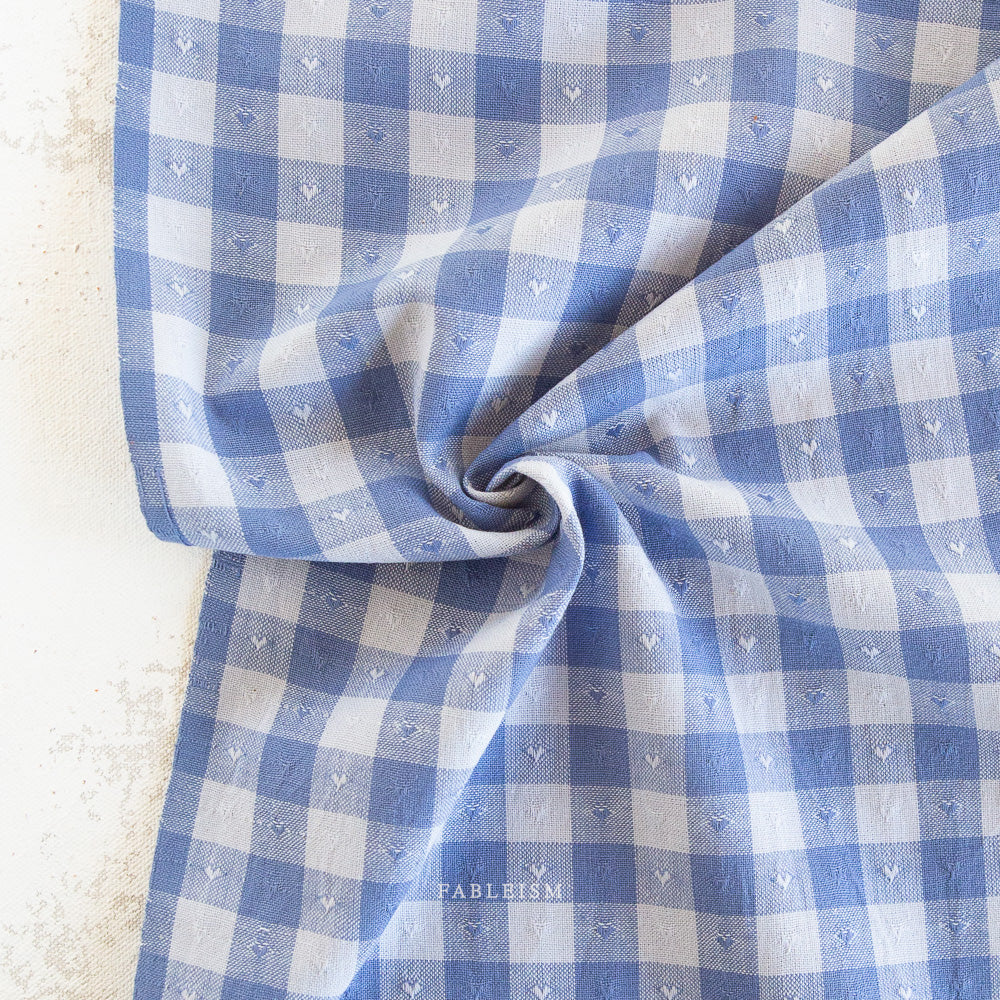 PREORDER | QUEEN OF HEARTS | Gingham Hearts Alice Blue