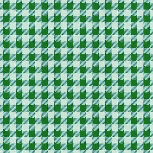 FELINE FESTIVE | Cat Plaid Spearmint