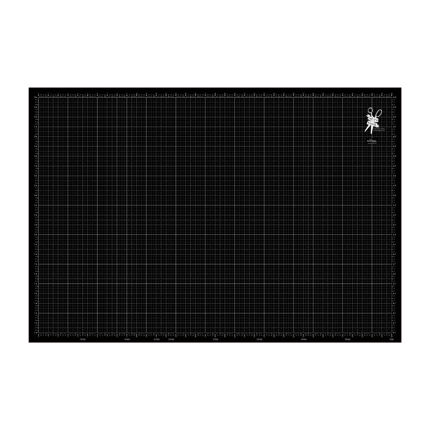 CHRISTOPHER THOMPSON | Reversible White & Black 36"x24" Cutting Mat