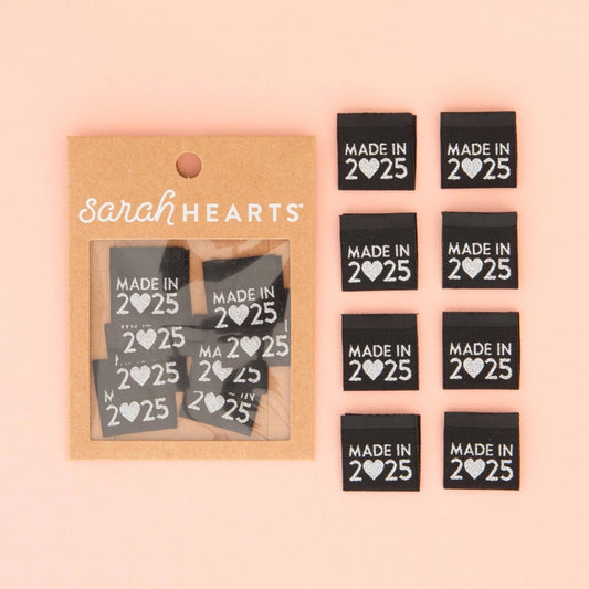 SARAH HEARTS | Made in 2025 Silver Metallic