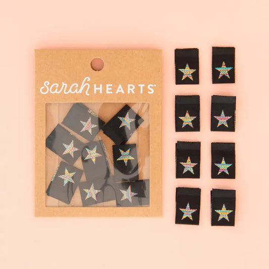 SARAH HEARTS | Metallic Rainbow Stars