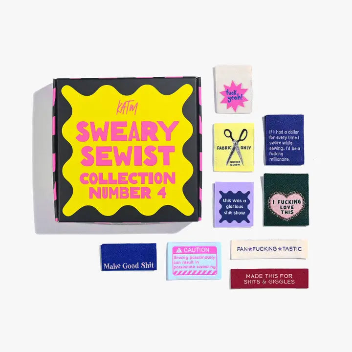 KATM LABELS | The Sweary Sewist #4 Label Box Set Collection