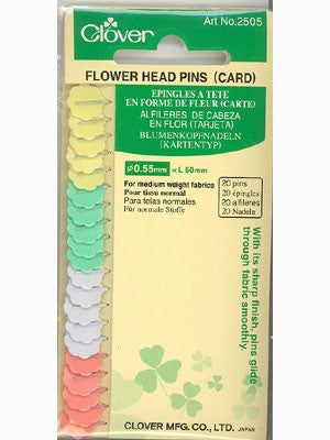 CLOVER | Flat Head Flower Pins