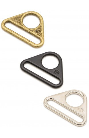 ByAnnie 1.5" Triangle Ring - Nickel (Set of 2)