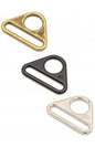 ByAnnie 1.5" Triangle Ring - Nickel (Set of 2)