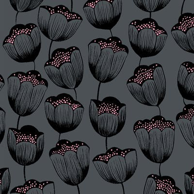 FIREFLY | Magic Tulips Dark Grey