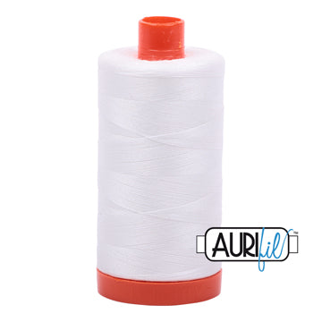 AURIFIL 50WT | Natural White 2021