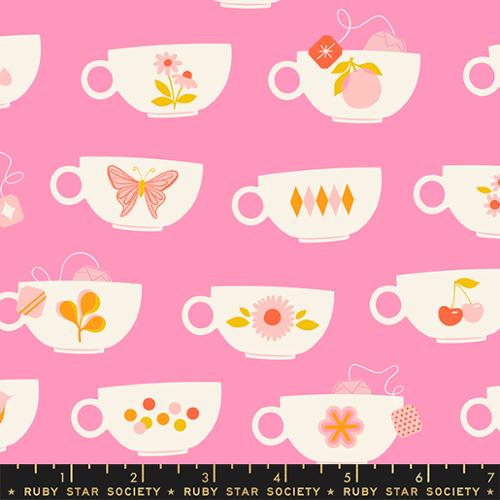 CAMELLIA | Tea Cups in Flamingo