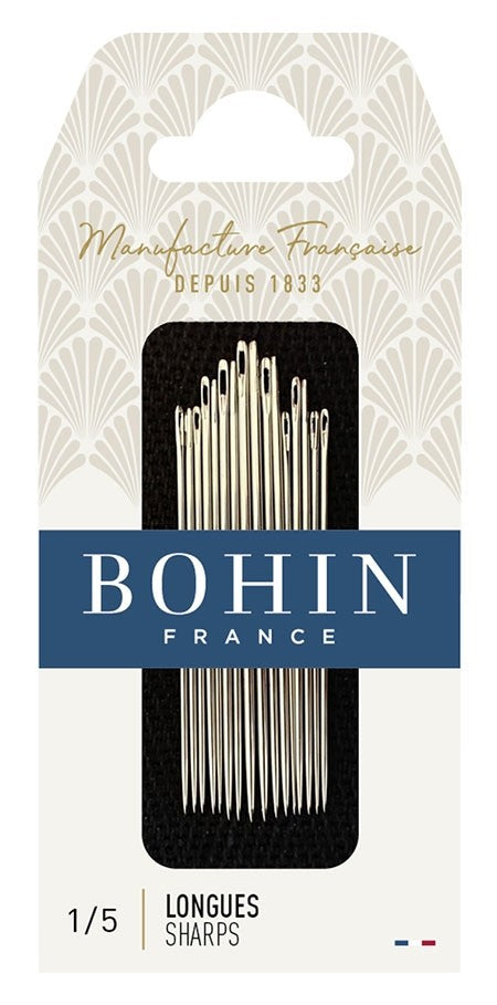 BOHIN | Assorted Long Sharp Needles, Size No. 1-5