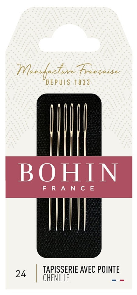 BOHIN | Chenille Needles, Size No. 24, 6pc