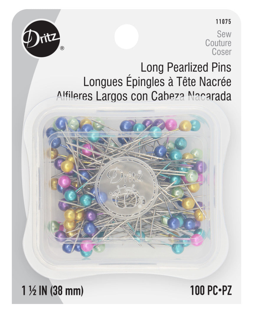 DRITZ | Long Pearlized Pins in Multicolour