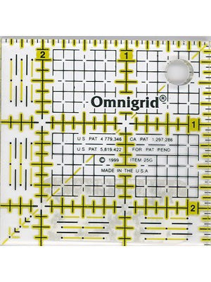 Omnigrid | Ruler, 2.5" x 2.5"