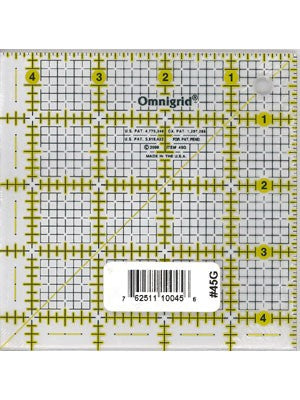 Omnigrid | Ruler, 4.5" x 4.5" with Grid