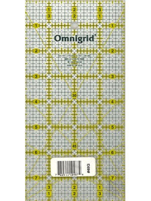 Omnigrid | Ruler, 4" x 8" with Grid