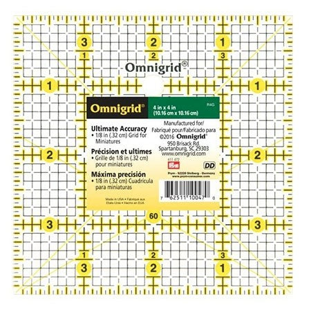 Omnigrid | Ruler, 4" x 4"